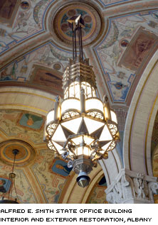 Alfred E. Smith building chandelier