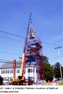 steeple stabilization